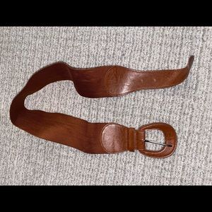 Brown belt for waist